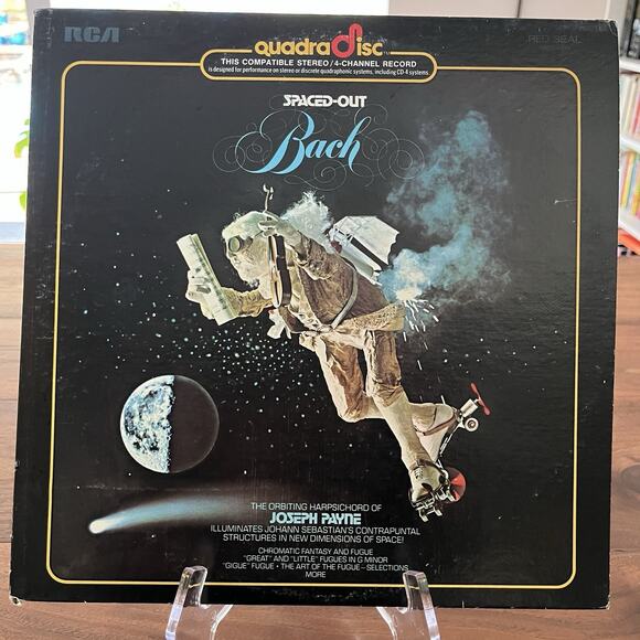 Joseph Payne ‎Spaced-Out Bach Vinyl LP 1974 RCA QuadraDisc ARD1-0439 - Picture 2 of 8